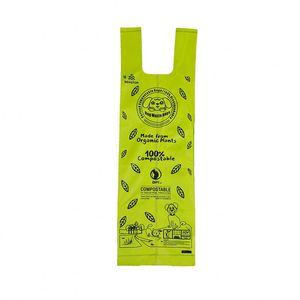 Custom Eco Friendly Biodegradable <b>Compostable</b> Corn Starch Disposable Scented Unscented Green Doggie Dog Waste Poop <b>Bags</b> - Product Image 5