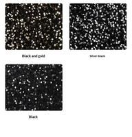 Tissu en velours brodé de sequins AB irisés bleu clair 5 mm, motif losanges, pour robes de soirée, vente en gros