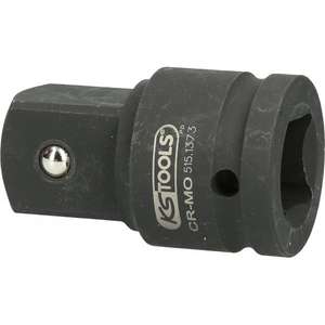 KS เครื่องมือ-อะแดปเตอร์รับแรงกระแทก515.1373ซ็อกเก็ตและอุปกรณ์เสริมสำหรับ3/4 ““ M-1'' ซ็อกเก็ตให้ผล4042146033692” - Product Image 2