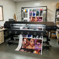 Mejor Precio 1440USD Impresora Eco-Solvente Roll-to-Roll de 1800/1900mm con Cabezal Único, Máquina Automática de Impresión Publicitaria