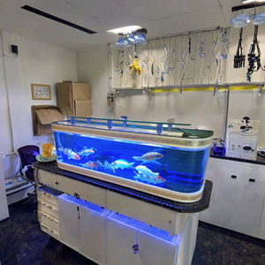 Grand <span class=keywords><strong>cube</strong></span> transparent personnalisé de 25W à éclairage LED, meuble TV, présentoir de table, <span class=keywords><strong>aquarium</strong></span> de luxe en verre rectangulaire pour <span class=keywords><strong>aquarium</strong></span> - Product Image 3