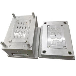 مصنع تصنيع المعدات الأصلية العفن حقن 16 تجويف القالب البلاستيك المصقول قاعدة طبية تتميز ب PVC ABS PP الألومنيوم سيليكون PU <span class=keywords><strong>P20</strong></span> - Product Image 2