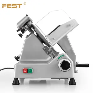 FEST Butcher Deli Slicer Cá Phi Lê Slicer Máy 250es-10 Từ Giấy Mỏng Đến 17Mm Đông Lạnh Thịt Cutter Kim Loại Máy Cắt