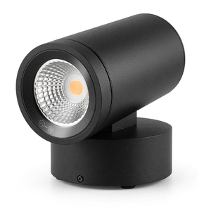 Lampada <span class=keywords><strong>da</strong></span> Parete LED Regolabile per Esterni IP65 con Fascio Luminoso Bianco Caldo, Doppia Testa LED per Illuminazione Corridoio, Base Quadrata in Alluminio - Product Image 2