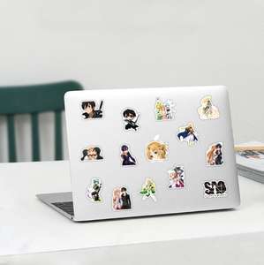 ZY0998C 50/PCS Pegatinas de <span class=keywords><strong>Anime</strong></span> Sword Art <span class=keywords><strong>Online</strong></span> para Niños, para Equipaje, Guitarra, Patineta, Bicicleta, Vinilo Impermeable, Decoración, Pegatinas de Dibujos Animados - Product Image 5
