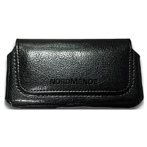 Funda de Teléfono Tipo Cartera Horizontal Universal Nordmende con Ranuras para Tarjetas, Negra, Cuero Artificial con Grabado - Product Image 2