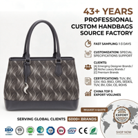 Sac à main pour femme personnalisé de luxe, sac à main en cuir classique vintage imperméable pour femme