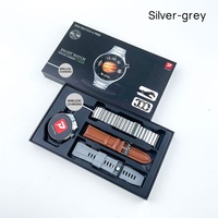 Reloj Inteligente D25 Watch 4 Pro con 3 Correas de Silicona, Resistente al Agua IP67, Llamadas Inalámbricas, Pantalla IPS IOS, Monitor de Sueño