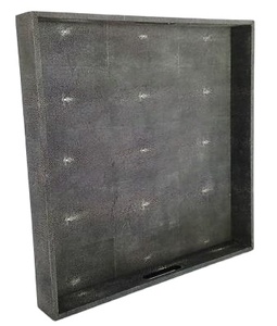 Plateau carré en shagreen brossé personnalisé DAPHOCO modèle 012L, qualité commerciale, motif abstrait, rectangulaire, pour la restauration - Product Image 3
