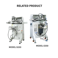 Máquina de Serigrafía Semiautomática APM S650, Área de Impresión 200x630mm, 1 Estación, Uso Universal para las Industrias del Vidrio y Plástico