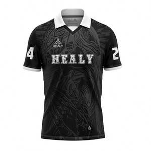 Camiseta de Fútbol con Diseño Retro Artístico, Estampado Digital en Manga Larga, Detalles de Números Únicos, Secado Rápido y Transpirable 100% - Product Image 1