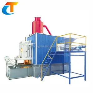 Fully automatic hot sale small practical crucible glass melting furnace