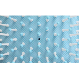 Peigne de massage pour cheveux, coussin ovale en plastique pour le coiffage des cheveux longs et l'utilisation en salon - Product Image 2