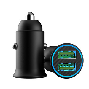 Accesorios de carga para coche, adaptador de cargador Usb Dual, 2 puertos Usb, pantalla Led, cargador inteligente para teléfono móvil <span class=keywords><strong>Iphone</strong></span> - Product Image 1