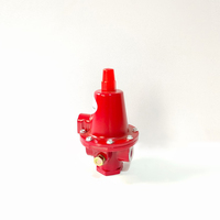 Régulateur de pression de gaz GPL pneumatique WF1584-15 en alliage d'aluminium avec manomètre, raccord 1/2 po pour cuisine commerciale