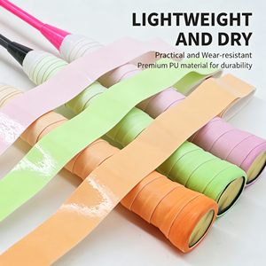 เทปพันด้ามจับกันลื่นแบบยางสำหรับแบดมินตันสีชมพูไล่เฉดสี - Product Image 3