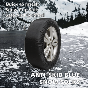 <span class=keywords><strong>Cadenas</strong></span> <span class=keywords><strong>de</strong></span> Nieve para Seguridad Vial Blue Snowy, Nuevas Calcetines <span class=keywords><strong>de</strong></span> Nieve <span class=keywords><strong>de</strong></span> <span class=keywords><strong>Tela</strong></span> <span class=keywords><strong>de</strong></span> Poliéster para una Mejor Visibilidad - Product Image 2