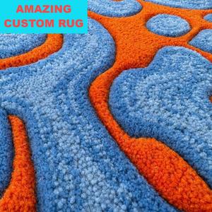 Bonita alfombra personalizada con mechones para teclado con altura de pila alta, estilo moderno para decoración del hogar, diseñada para Homer 3D - Product Image 6