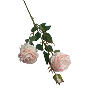 Fleurs artificielles de pivoine occidentale en soie, 60 cm de haut, bouquet de simulation pour mariage et décoration intérieure - Product Image 5