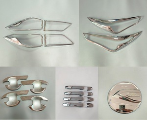 Accessoires extérieurs de voiture personnalisés en usine poignée de porte bol tête couvercle de feu arrière Kits de carrosserie chromés pour Toyota Yaris Cross <span class=keywords><strong>2023</strong></span> - Product Image 2