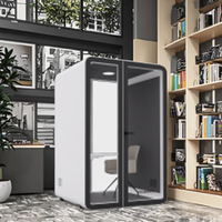 Cabines de confidentialité mobiles UNIBOOTH au design moderne, durables, multifonctionnelles, insonorisées, personnalisables pour le bureau, le bureau à domicile, le salon, le centre commercial