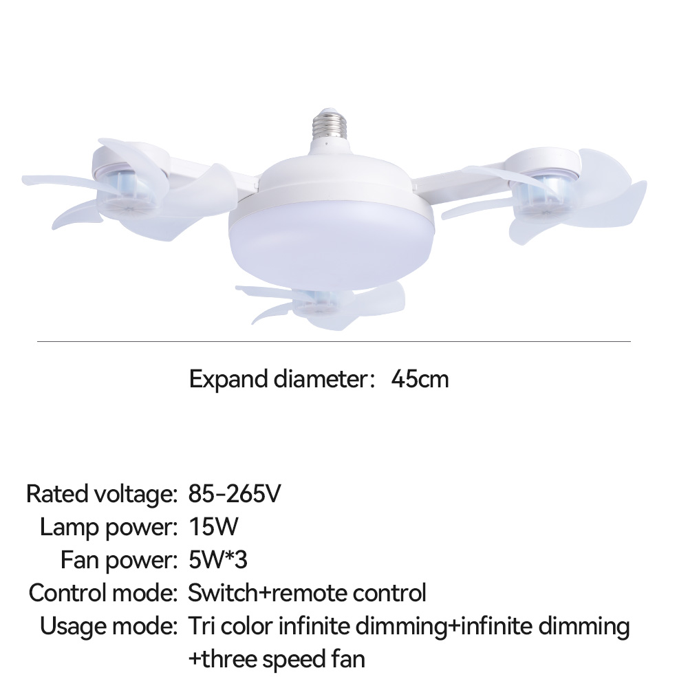 15W-three speed fan