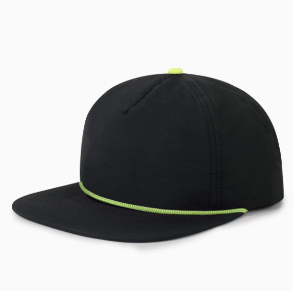 Black fluorescent green rope