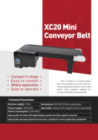 Cinta Transportadora de Escritorio Mini XC20 de Docod con Impresora de Inyección de Tinta para Codificación, para Líneas de Producción Pequeñas, Cinta Transportadora Portátil de Alta Calidad