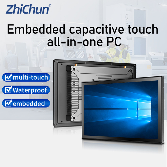 Touch Monitor 19 Inch Wins 10/11 I7 Processor Industrial Tablet 4GB+64GB RJ45 RS232 All in One Panel PC