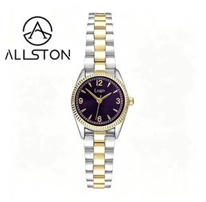 Reloj de Cuarzo Elegante y Sencillo de Lujo para Mujer, Bisel con Incrustaciones de Diamantes de Imitación, Marcadores de Hora con Diamantes, Correa de Acero Inoxidable, a la Moda - Product Image 3