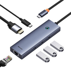 Aseus 4K 30 z Uub UB 3,1 U3.0 100 D W apdapter yype <span class=keywords><strong>C</strong></span> a HD-MI 6-Ort ORT tation ocking - Product Image 1