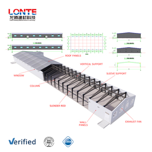 Edificios de Estructura de Acero CWB, Establos para Vacas Lecheras, Cobertizos para Ganado, Corrales para la Cría de Terneros - Product Image 2