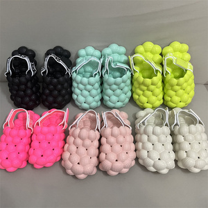 2024 Tất Cả Những Người Mới Đến Tin Nhắn Trẻ Em Dép Đi Trong Nhà Mùa Hè Bãi Biển Eva Phụ Nữ Người Đàn Ông Trẻ Em Trẻ Em Trẻ Em Bong Bóng Slide Với Dây Đeo - Product Image 2