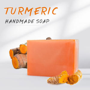 Venta al por mayor eliminación de manchas oscuras naturales blanqueamiento cúrcuma jengibre jabón de cúrcuma <span class=keywords><strong>casero</strong></span> - Product Image 3