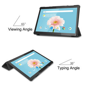 Trifold Simple anti-chute Folio support étui pour tablette intelligente 10.1 pouces housse en cuir Pu pour Tab M10 <span class=keywords><strong>TB</strong></span>-x605F <span class=keywords><strong>TB</strong></span>-<span class=keywords><strong>X505F</strong></span> - Product Image 3