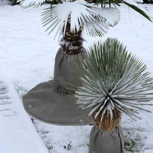 Protecteurs de racines d'arbres Protecteurs de gel de racines d'arbres à 3 couches avec clous moulus pour la protection des racines des plantes par temps <span class=keywords><strong>froid</strong></span> en plein air - Product Image 4