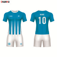 Maillots de football pour femmes en polyester respirant avec tissu à séchage rapide et impression par sublimation pour la compétition d'équipe