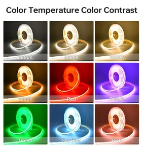 Bande lumineuse LED flexible pour plafond commercial, IP20, télécommande, <span class=keywords><strong>cuivre</strong></span>, DC12V, couleur unique - Product Image 2