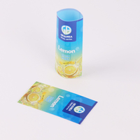 Film de scellement thermorétractable en PVC PET imprimé de 5 gallons sur mesure pour étiquettes d'emballage étanches à bouche de bouteille