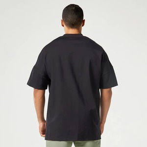 เสื้อยืดโอเวอร์ไซส์ผู้ชายรุ่นใหม่ปี 2026 ผ้าฝ้ายแท้ 100% เนื้อหนา ไซส์ใหญ่พิเศษ สกรีนโลโก้ได้ เสื้อยืดโอเวอร์ไซส์ผู้ชายคุณภาพสูง - Product Image 5