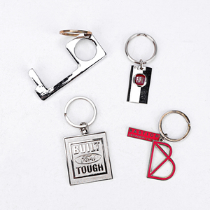 Desent conception libre de gros logo personnalisé blanc Vintage Motel porte-clés chambre d'hôtel voiture porte-clés pour la promotion - Product Image 4