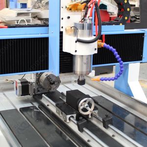 Tự động 4 trục <span class=keywords><strong>CNC</strong></span> <span class=keywords><strong>Router</strong></span> Khắc Máy với trục quay <span class=keywords><strong>1212</strong></span> Mini <span class=keywords><strong>CNC</strong></span> <span class=keywords><strong>Router</strong></span> 1200*1200 mét cho 3D khắc gỗ - Product Image 5