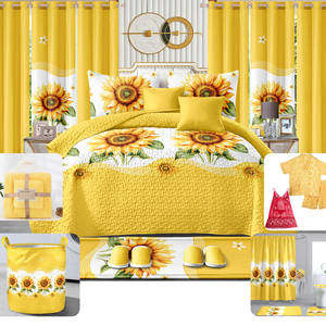 Ensemble de chambre à coucher luxueux avec rideaux. De Haïti, de Floride, de la République dominicaine, d'Afrique de l'Ouest. Couvre-lit et draps de haute qualité - Product Image 5