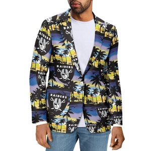 Abrigo de cuello de manga larga con botón Dropshipping ropa chaquetas <span class=keywords><strong>traje</strong></span> <span class=keywords><strong>informal</strong></span> personalizado para <span class=keywords><strong>hombre</strong></span> Blazer transpirable deporte prendas de vestir exteriores - Product Image 4