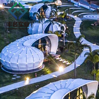 Tentes de camping en coquille d'escargot pour l'extérieur, maison de villégiature de luxe, tente d'hôtel, tente de glamping à vendre