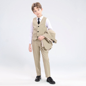 Nouveau costume de gilet <span class=keywords><strong>anglais</strong></span> pour garçon pour l'école et le piano hébergeant le premier costume de robe d'anniversaire pour enfants - Product Image 2