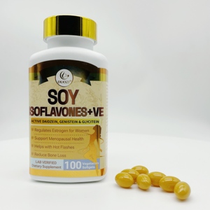 Cápsulas Blandas de Isoflavonas de Soya de Alta Potencia DUOZI + VE con Daidzeína y Genisteína Activas para el Apoyo a la Menopausia, 100 Cápsulas Blandas - Product Image 5