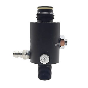 M18 * 1.5 Hoặc 5/8-18unf Paintball Có Thể Điều Chỉnh <span class=keywords><strong>Hpa</strong></span> Điều Chỉnh Không Khí Áp Suất Đầu Ra 1000PSI Để 3000PSI Có Sẵn Với Kép Đo - Product Image 6