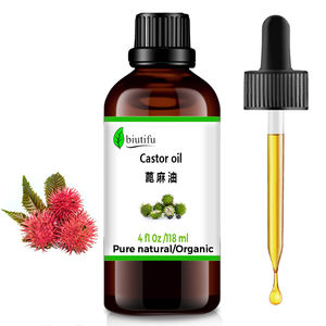 زيت الخروع العضوي الطبيعي النقي المعصور على البارد عالي الجودة، زيت أساسي للعناية بالشعر والبشرة، متاح بالجملة وبتصنيع حسب الطلب - Product Image 2