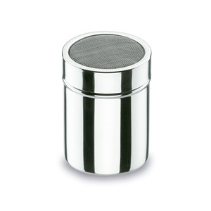 Salière en acier inoxydable avec couvercle en maille pour la cuisine - Product Image 1